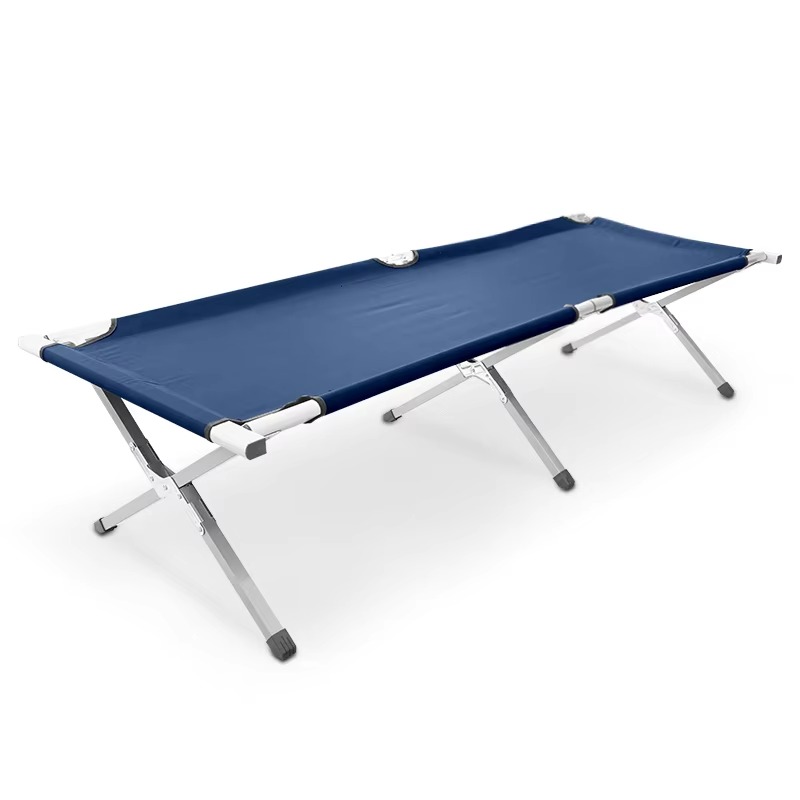 Bed Outdoor Camping - 現代的な折りたたみ式、軽量、アルミニウム製、スチール製のキャンプ用ストレッチャーベッド、持ち運び可能なキャンプベッド。