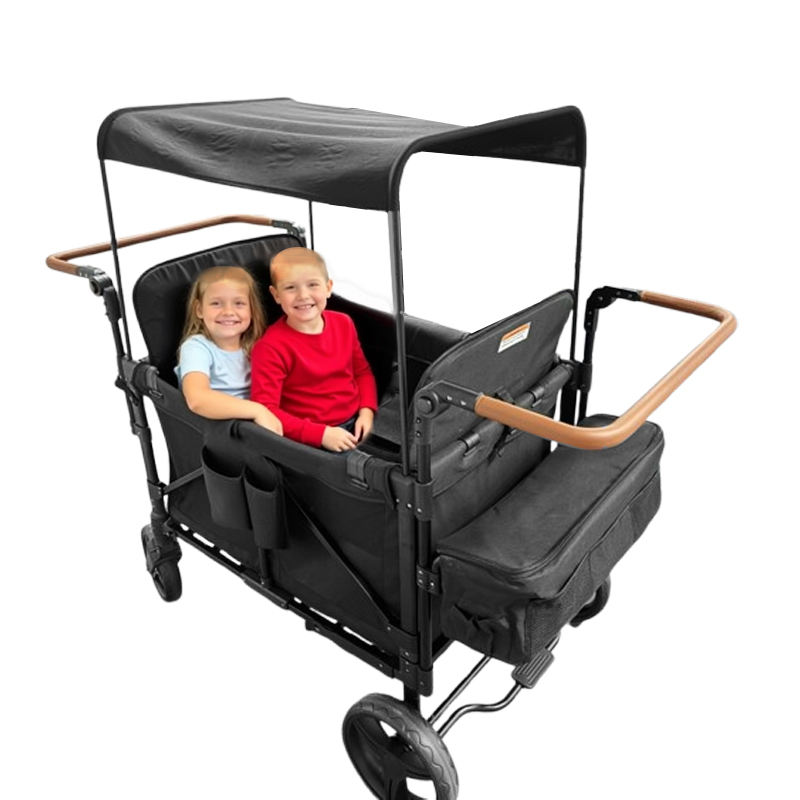 Outdoor Camping Trolley - 屋外ガーデンビーチトロリー釣り折りたたみキャンプカートワゴンポータブルショッピングツアーハンドラゲージカートトロリーベビー用