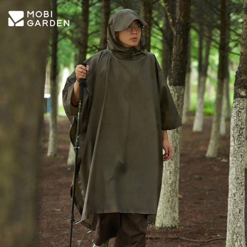 MOBI GARDEN 3 in 1 多機能ポンチョ レイン - Camping Rain Poncho のレビューと価格