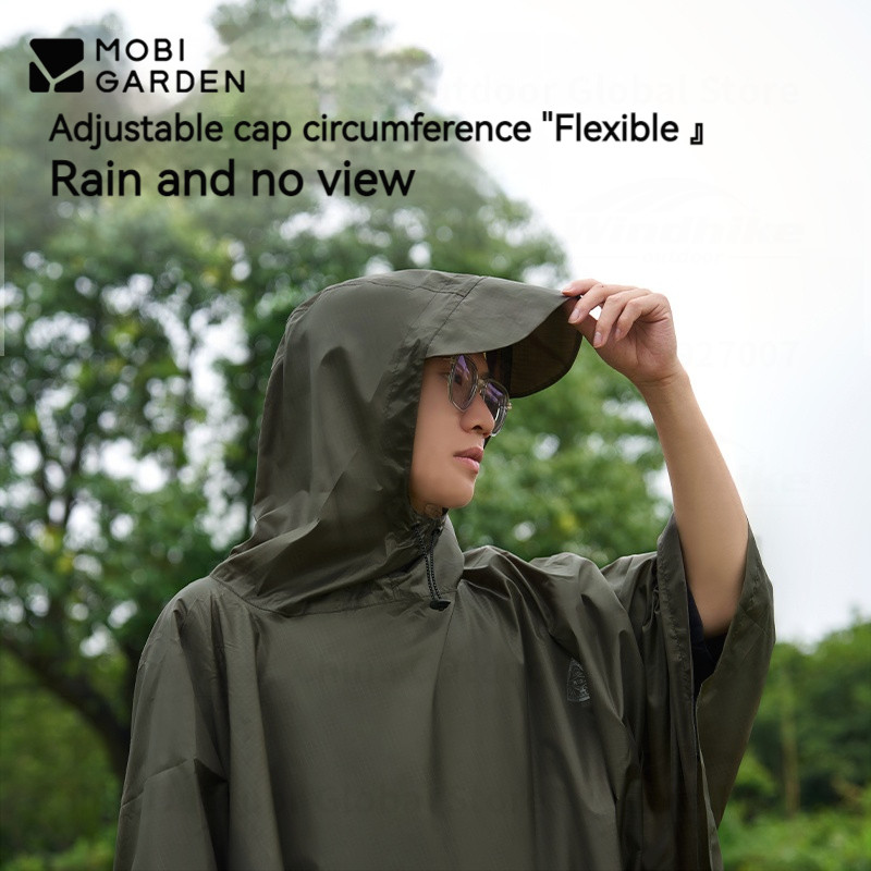 MOBI GARDEN 3 in 1 多機能ポンチョ レイン - Camping Rain Poncho のレビューと価格