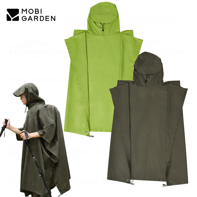 MOBI GARDEN 3 in 1 多機能ポンチョ レイン - Camping Rain Poncho のレビューと価格