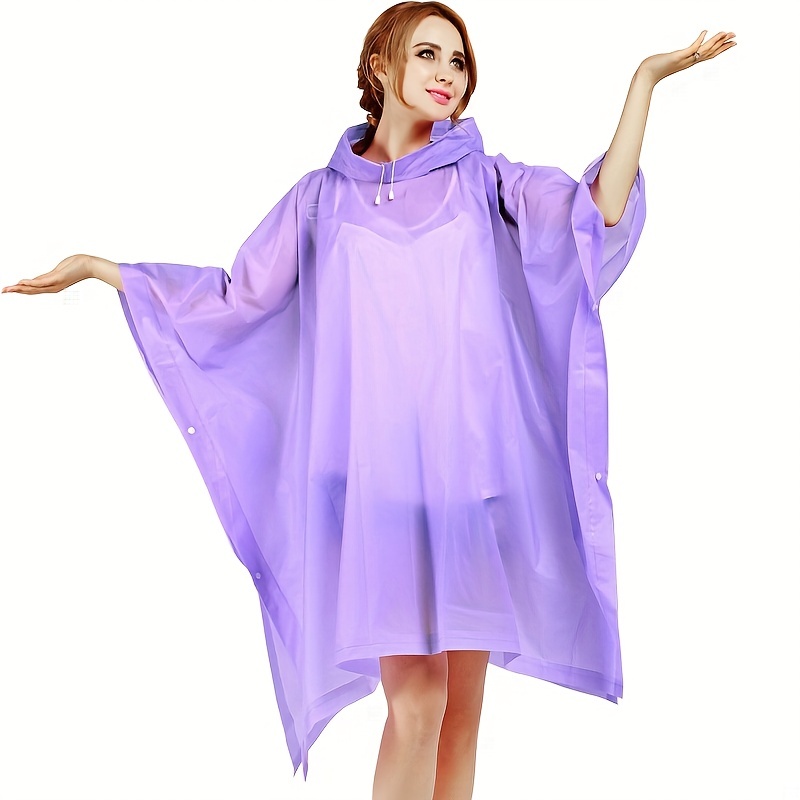 大人用レインポンチョ ハイキング用ポーチ ユニセックスレイン - Camping Rain Poncho のレビューと価格