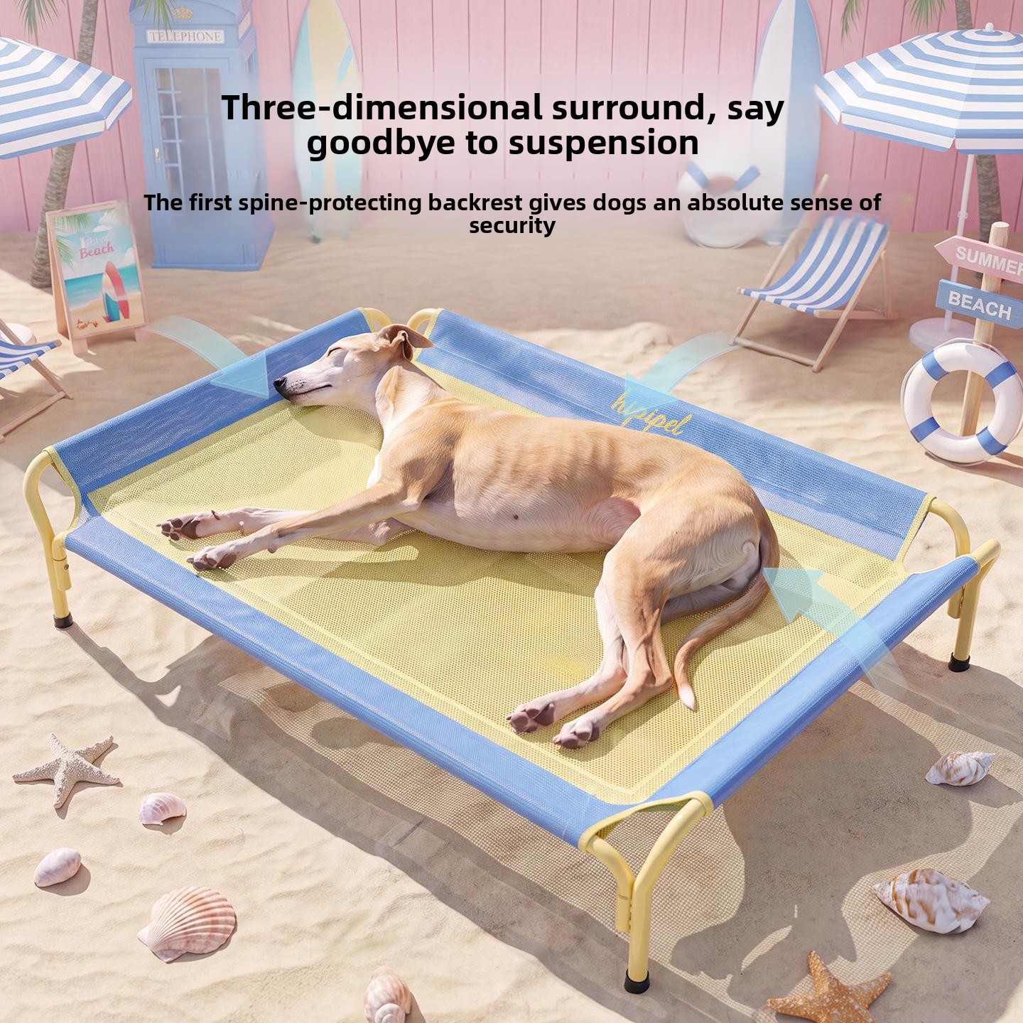 ドーパミン対照的な色のペットキャンプベッド大型犬用ベッド屋外 - Outdoor Camping Dog Bed のレビューと価格