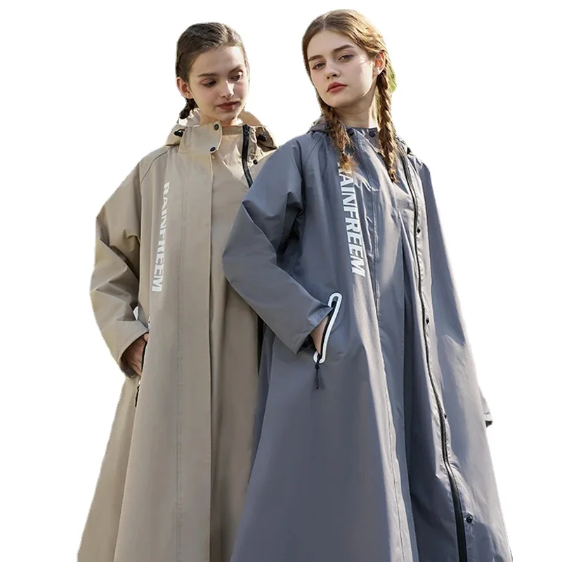 最新の190Tナイロン生地を使用したレインコート。女の子、女 - Camping Rain Poncho のレビューと価格
