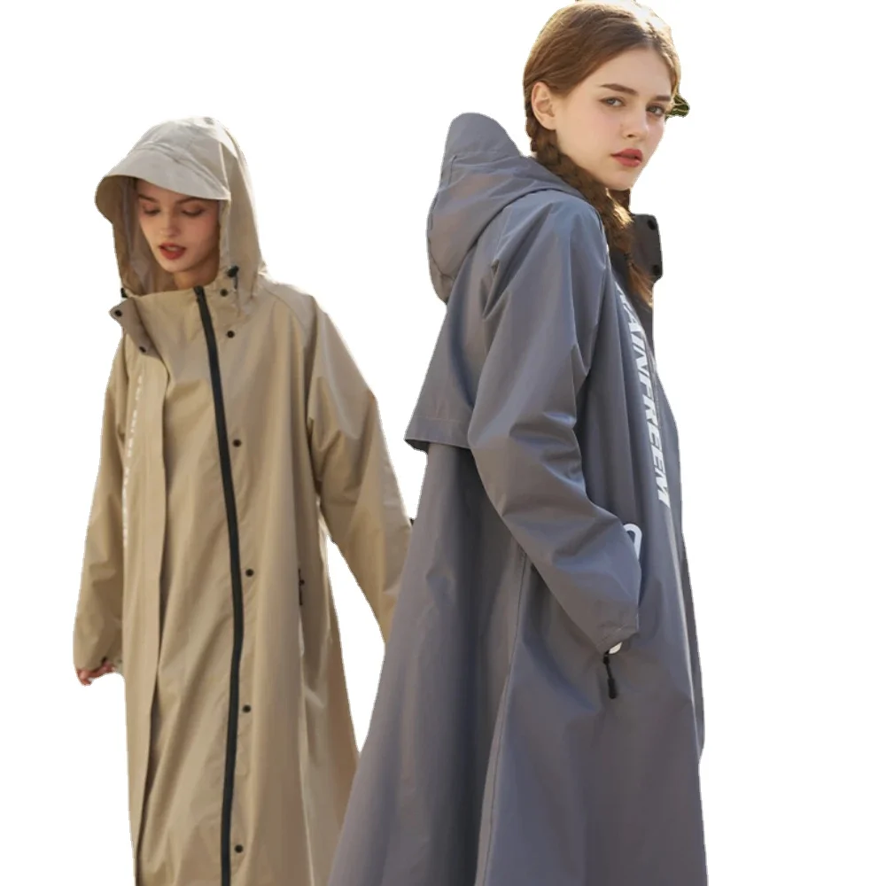 最新の190Tナイロン生地を使用したレインコート。女の子、女 - Camping Rain Poncho のレビューと価格