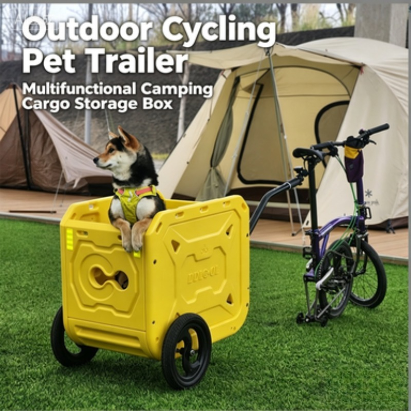 宗燕自転車トレーラー多目的折りたたみ式収納ボックス、サイクリ - Outdoor Camping Trolley のレビューと価格