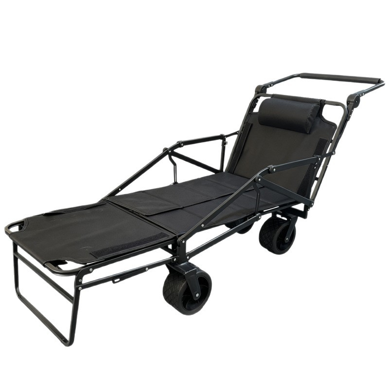 リクライニングシート付きアウトドアキャンプ用トロリー – ポ - Outdoor Camping Trolley のレビューと価格
