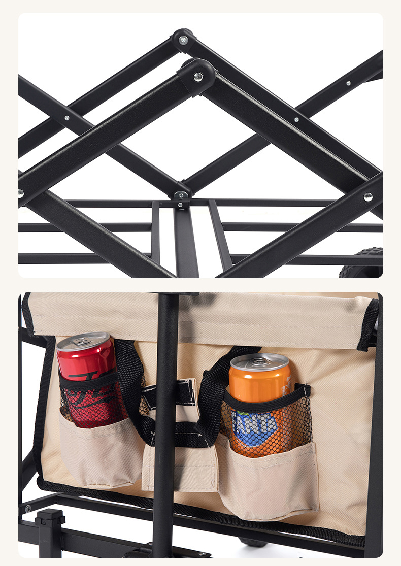 屋外用ガーデンパーク、多目的、子供用、持ち運び可能な4輪ビー - Outdoor Camping Trolley のレビューと価格