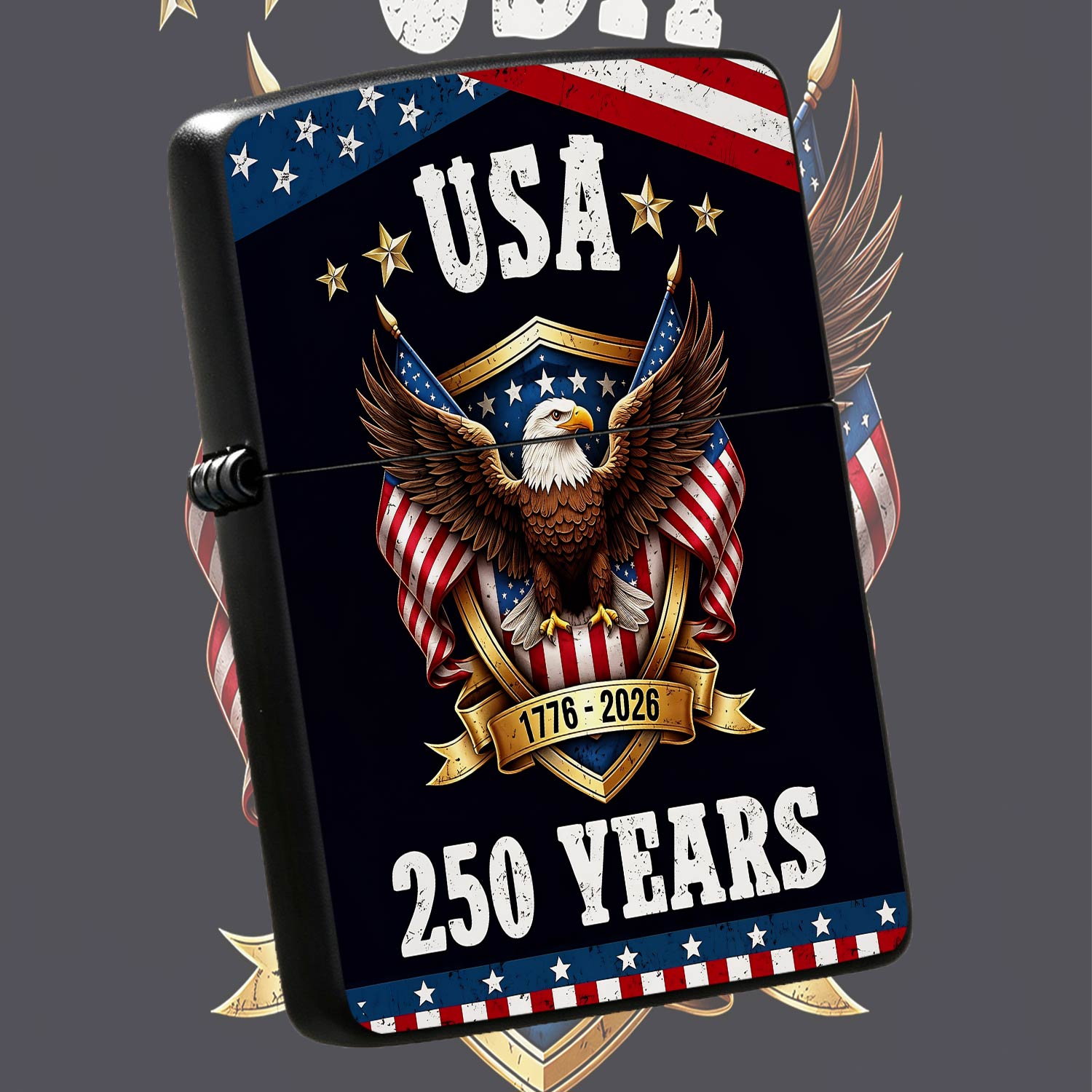 愛国心を表現するアメリカ建国250周年記念ライター。1776 - Outdoor Camping Usa のレビューと価格