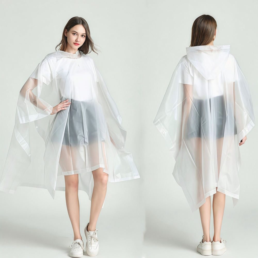 携帯用キャンプ用レインポンチョ。多機能で防水性があり、フード - Camping Rain Poncho のレビューと価格