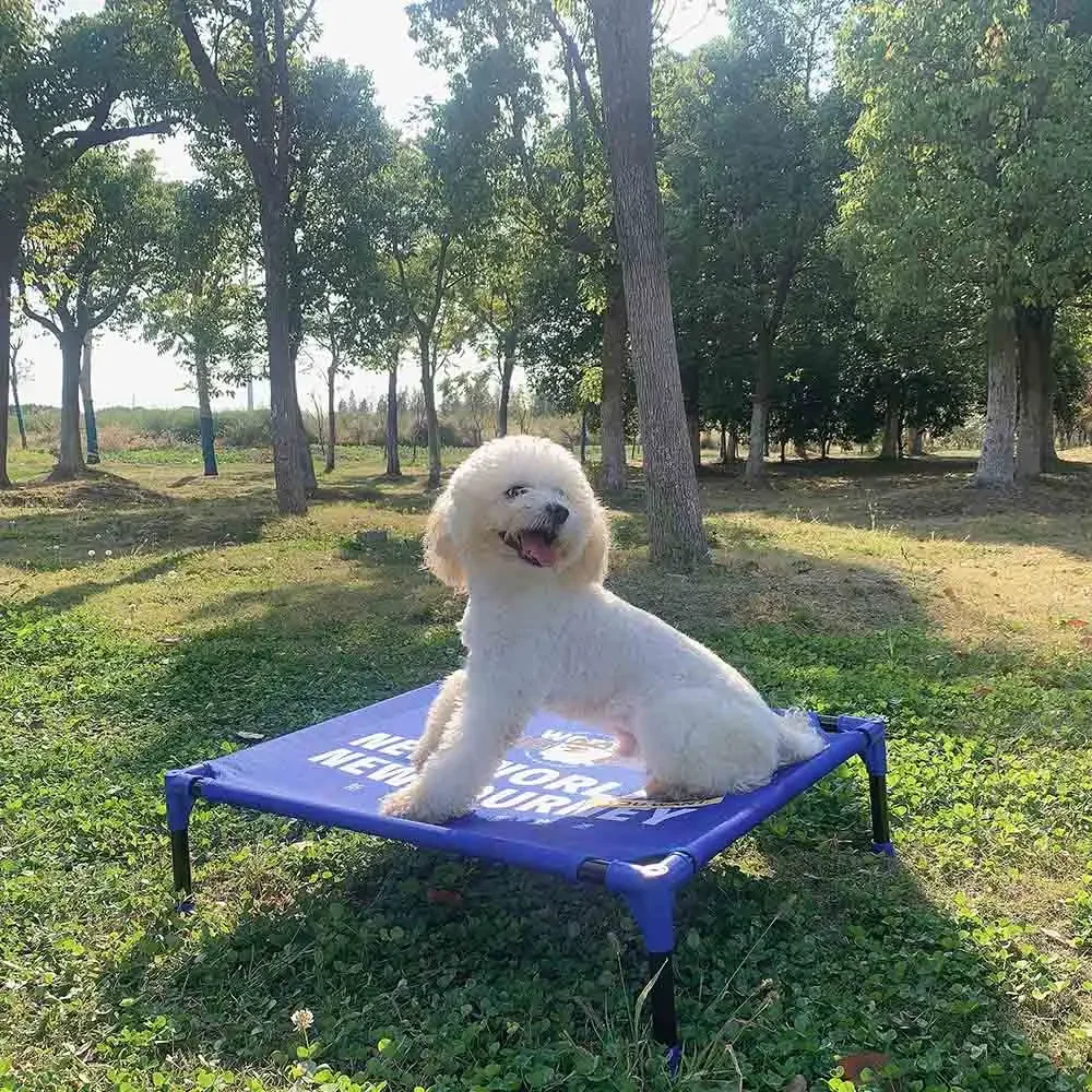 FULED ポータブル屋外用高床式犬用ベッド 通気性メッシュ - Outdoor Camping Dog Bed のレビューと価格