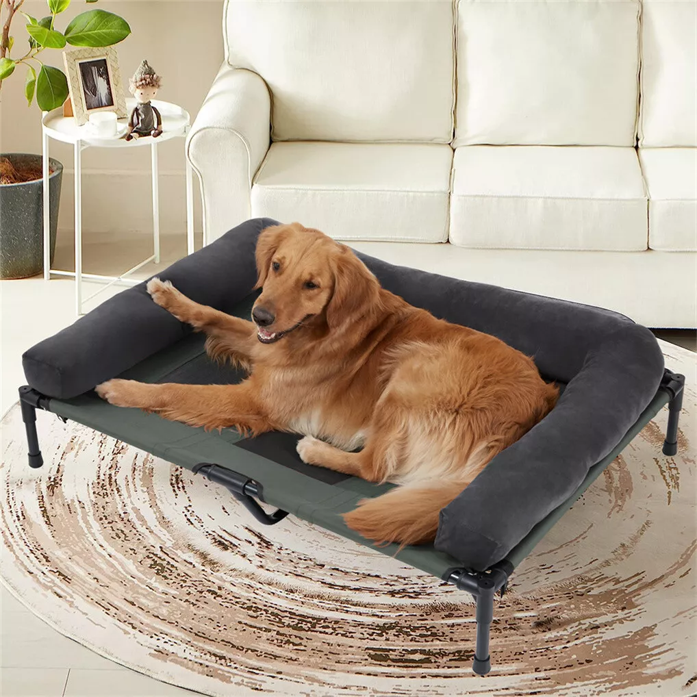BINGOPAW 高さ調整可能な犬用ベッド。通気性の良いメッ - Outdoor Camping Dog Bed のレビューと価格