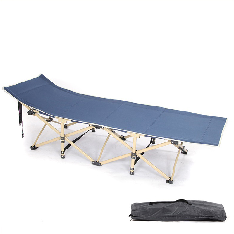 ポータブルな屋外用大人向け省スペースモダンシングルメタル折り - Bed Outdoor Camping のレビューと価格