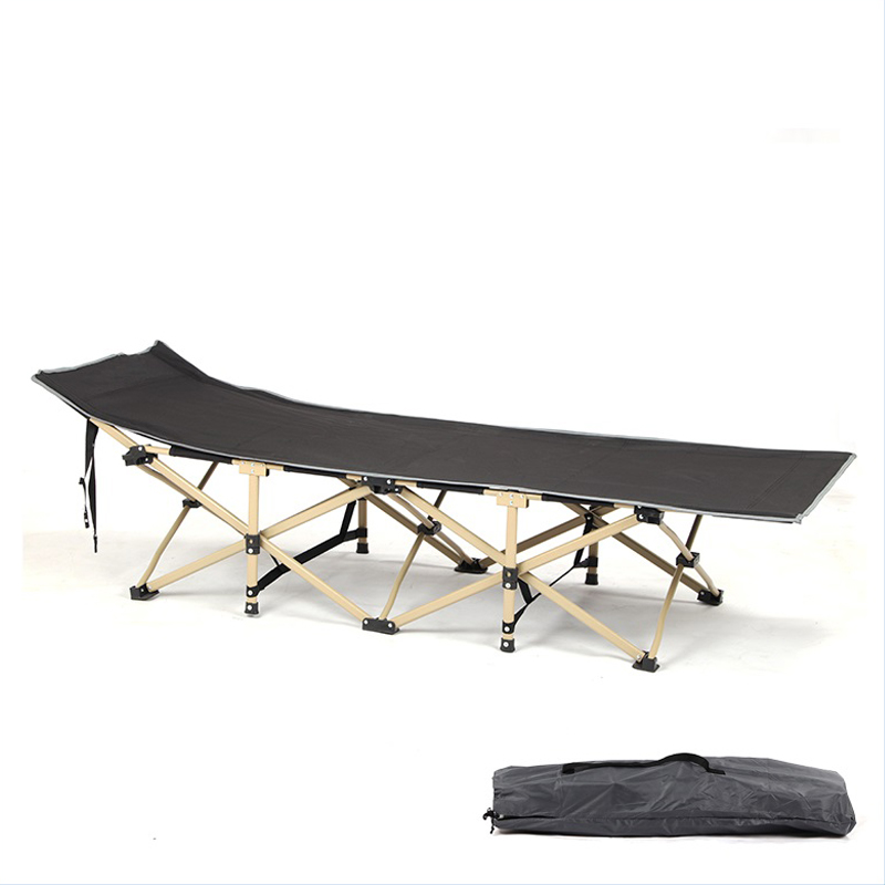 ポータブルな屋外用大人向け省スペースモダンシングルメタル折り - Bed Outdoor Camping のレビューと価格