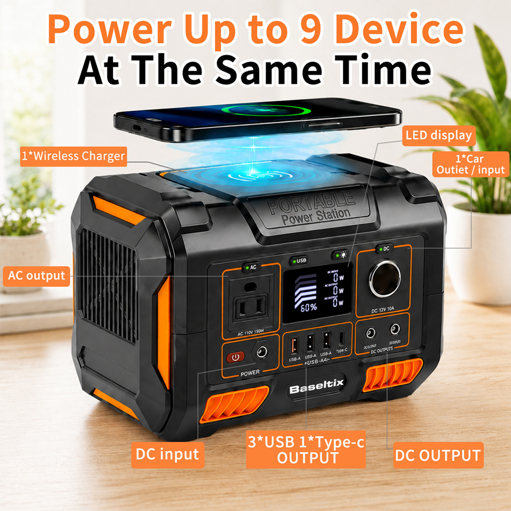 78000mAhの大容量ポータブル電源。300W、288Wh - Outdoor Camping Usa のレビューと価格