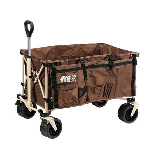 トップランキング折りたたみ式トロリービーチカート、7インチタ - Outdoor Camping Trolley のレビューと価格