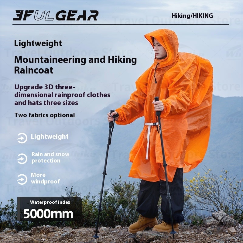 3F UL GEAR 2026 ハイキングレインコート長袖レ - Camping Rain Poncho のレビューと価格