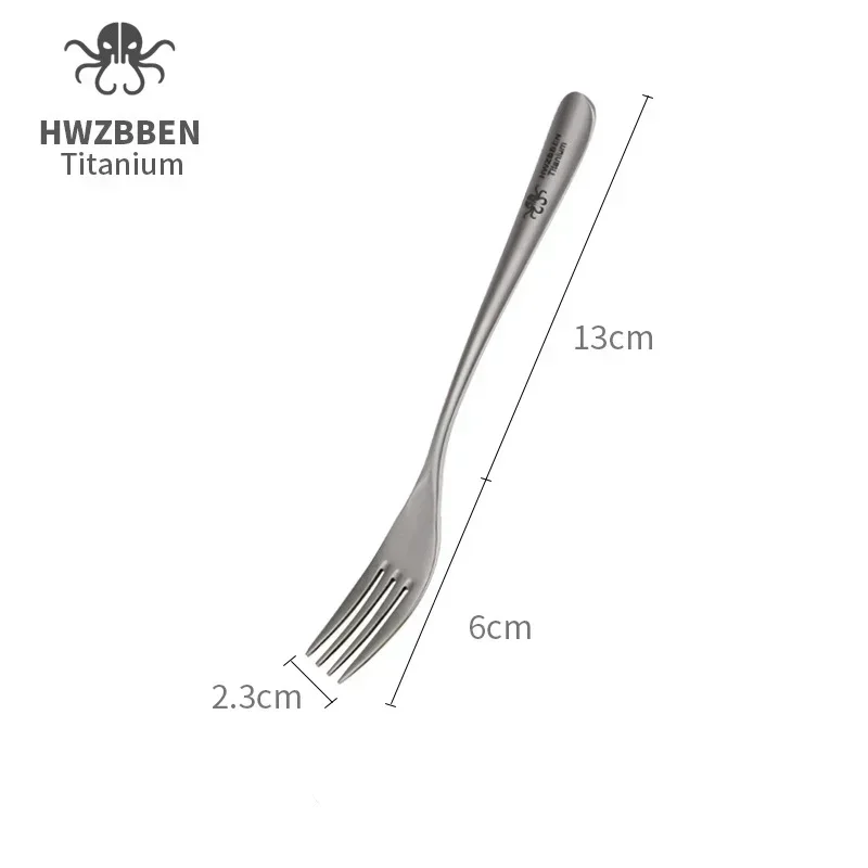 Hwzbben-チタン屋外キャンプ用食器、箸、フォーク、スプ - Outdoor Camping Dining Set のレビューと価格